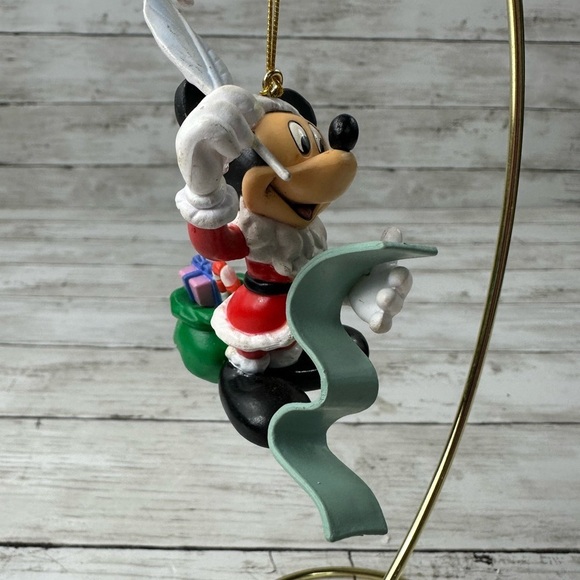 DISNEY Mickey Mouse Christmas Ornament 1996 - Picture 1 of 6